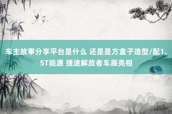 车主故事分享平台是什么 还是是方盒子造型/配1.5T能源 捷途解放者车展亮相