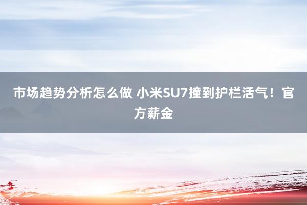 市场趋势分析怎么做 小米SU7撞到护栏活气！官方薪金