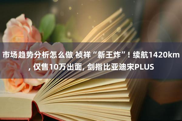 市场趋势分析怎么做 祯祥“新王炸”! 续航1420km, 仅售10万出面, 剑指比亚迪宋PLUS